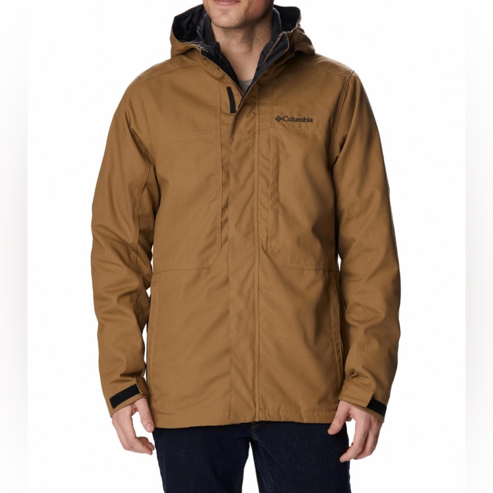 NEW Men’s Columbia Loma Vista Interchange 3-in-1 Heavyweight Brown Jacket